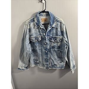 Plain Pockets Denim Jacket Size 46 Reg